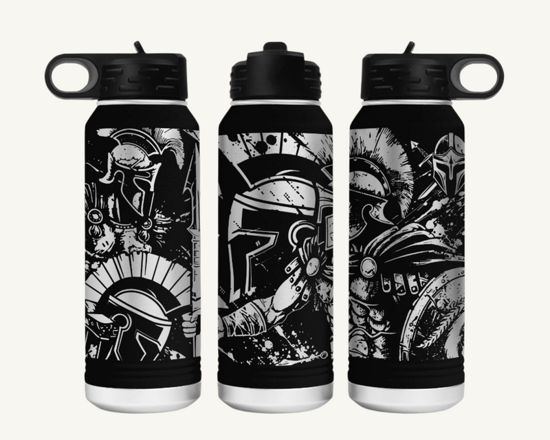 Full Wrap Spartan 32oz Polar Camel Water Bottle
