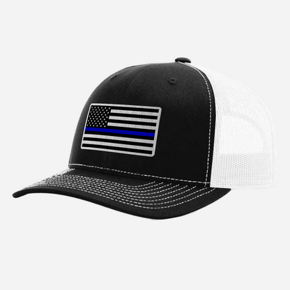Thin Blue Line American Flag Hat