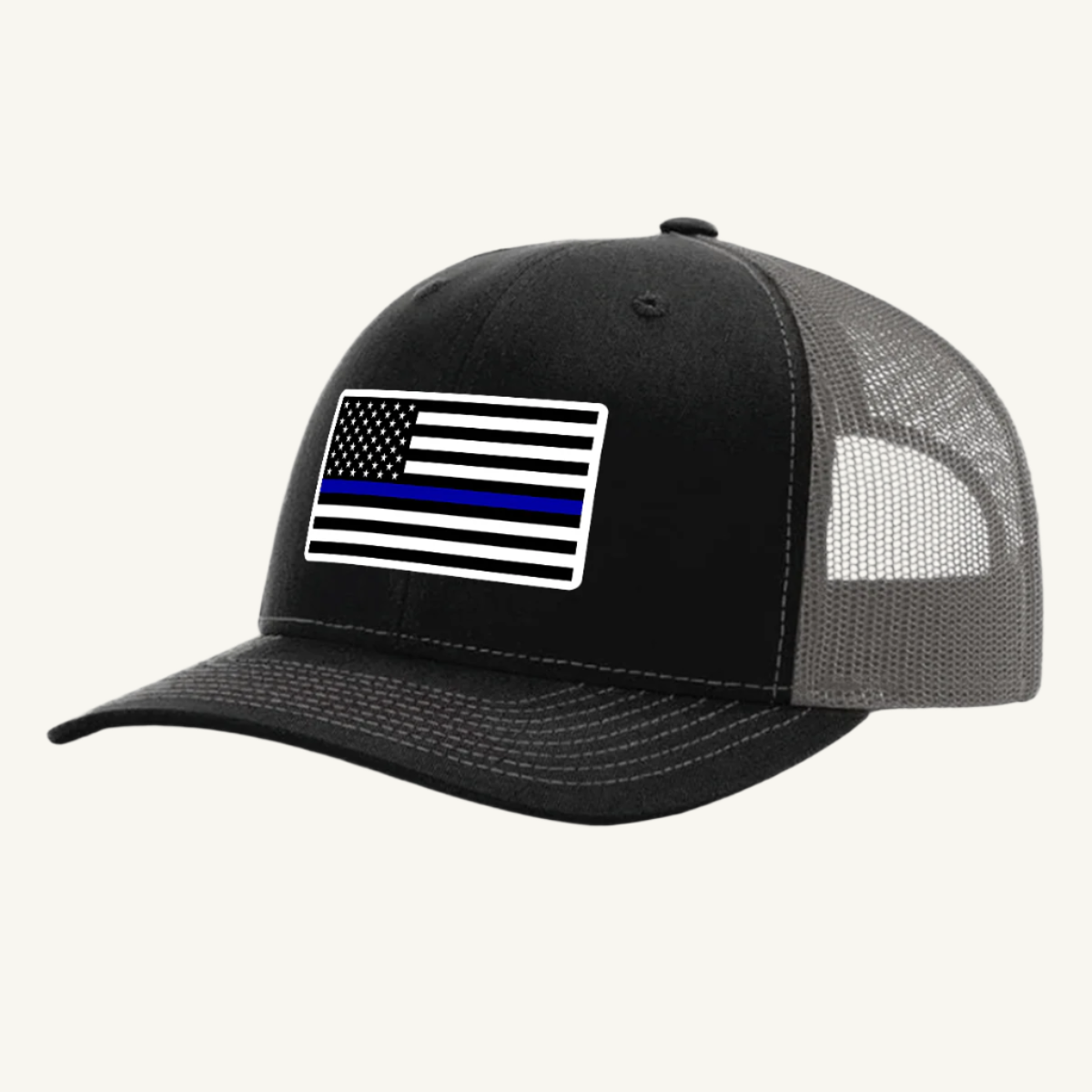 Thin Blue Line American Flag Hat