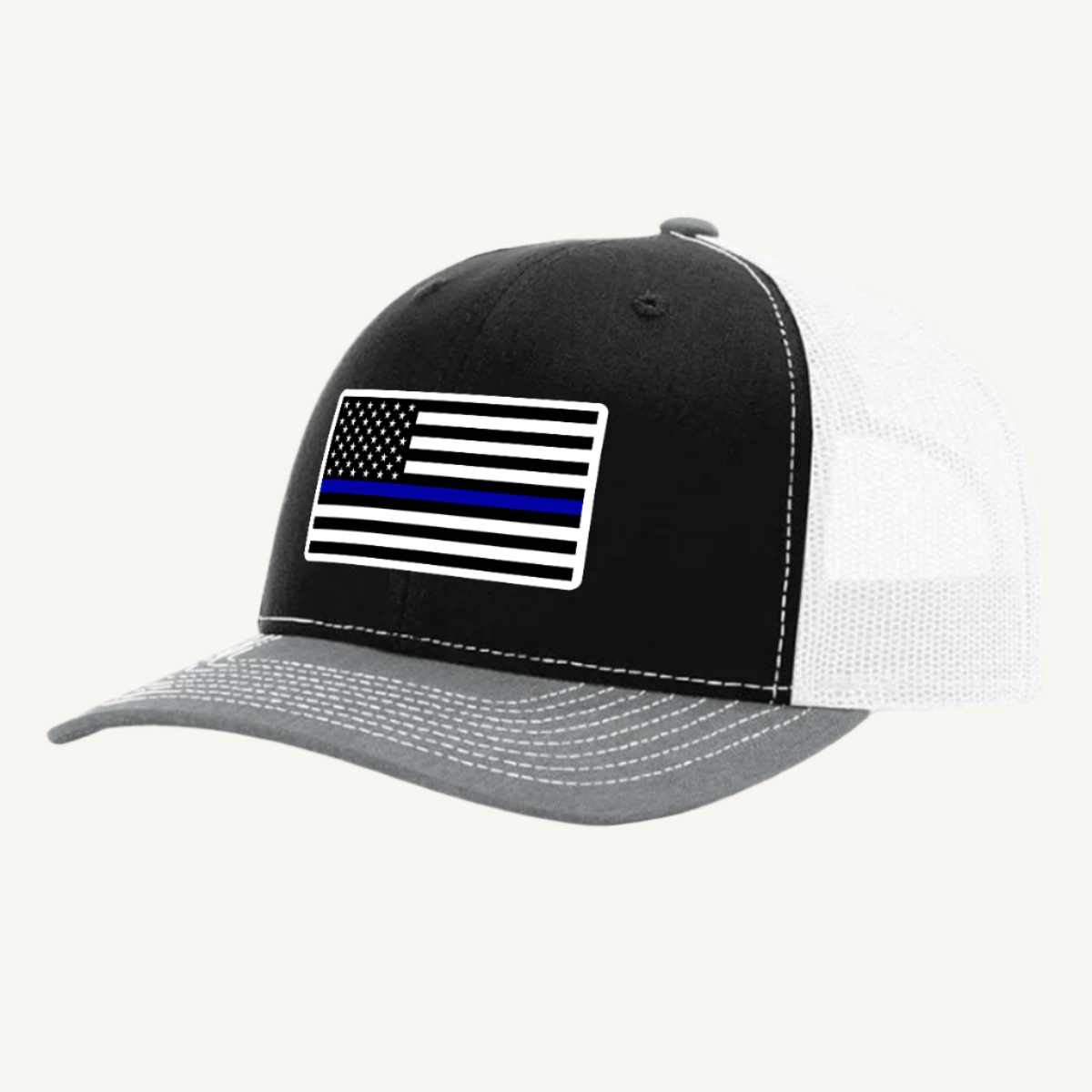 Thin Blue Line American Flag Hat