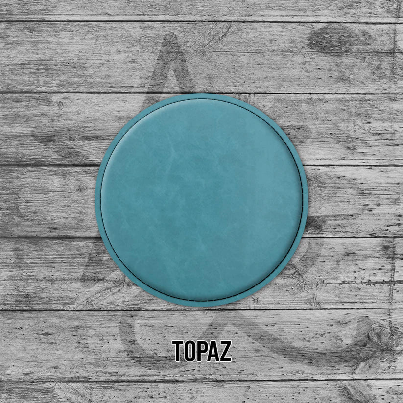 6 Pack of Branded Leatherette Coasters