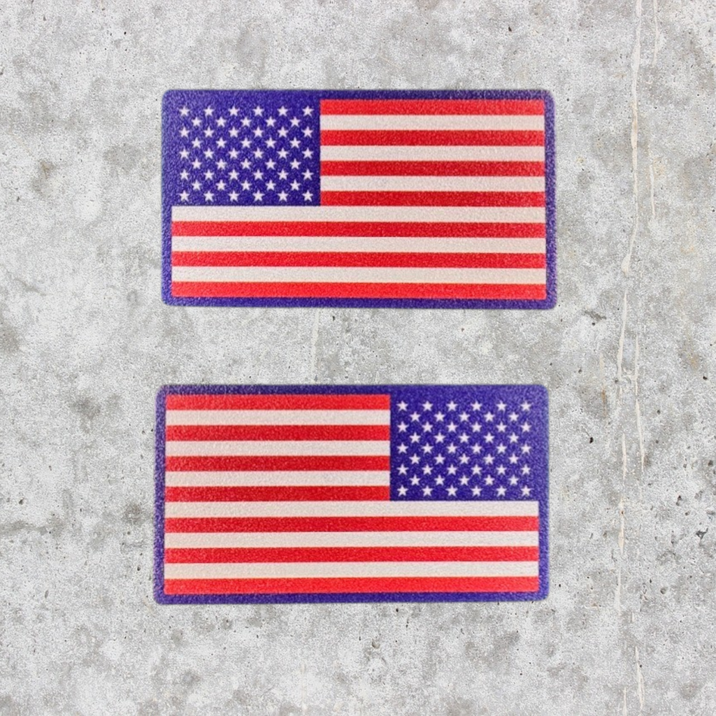 Mini American Flag Patch | Full Color UV Printed