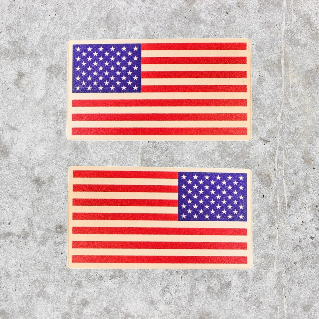 Mini American Flag Patch | Full Color UV Printed