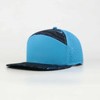 Blue Topographic Performance Hat – Blue Back
