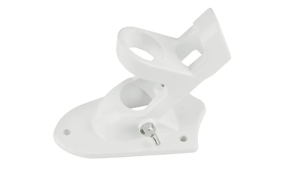 Flag pole wall mounting bracket