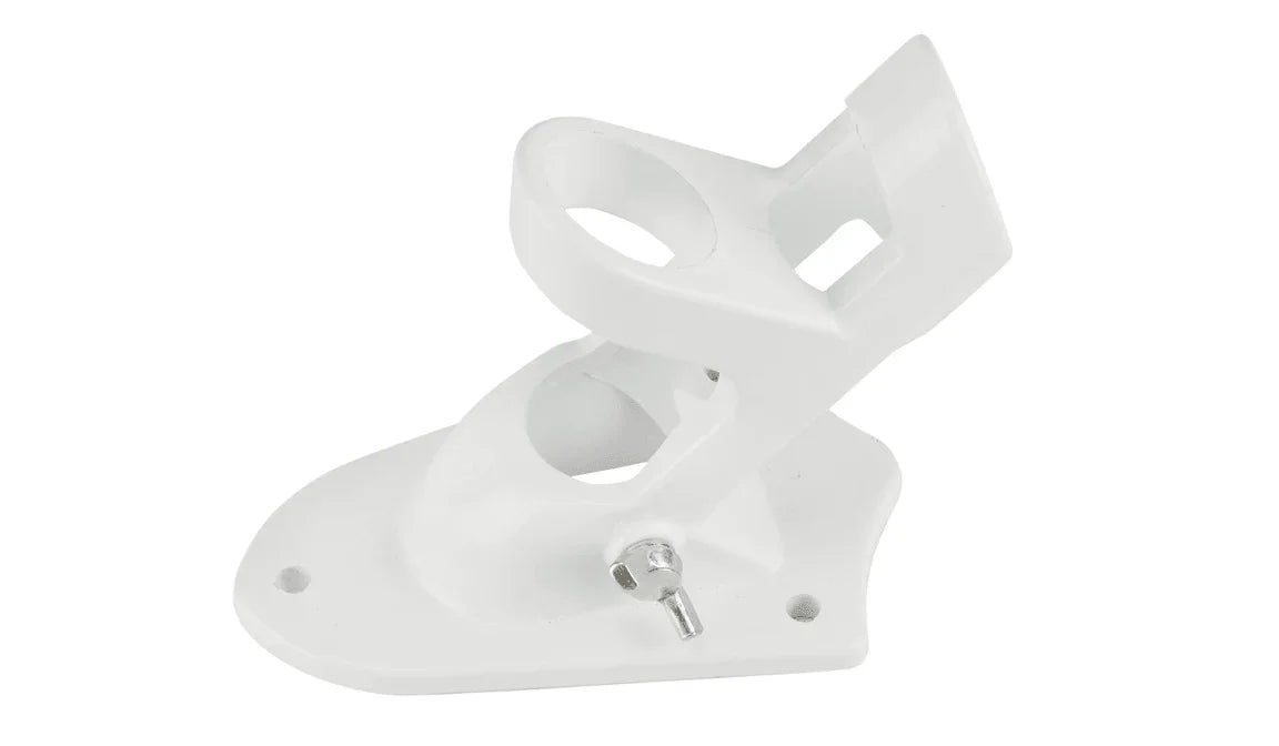 Flag pole wall mounting bracket