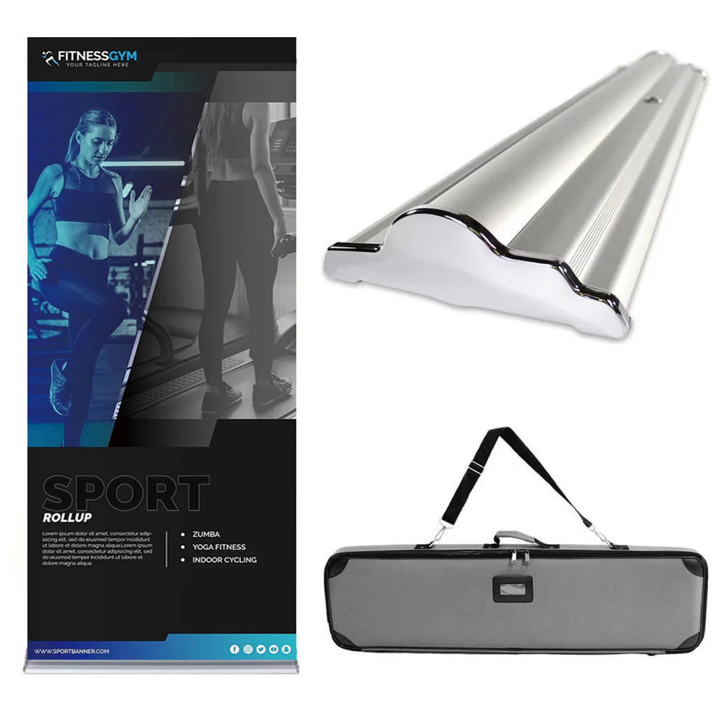 Premium Retractable Banner Stand – Portable Trade Show Display