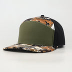 Green Leaf Camo Performance Hat – Black Back