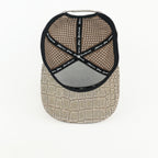 Gray Alligator Print Performance Hat