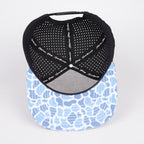 Light Blue & Blue Camo Performance Hat – Black Back