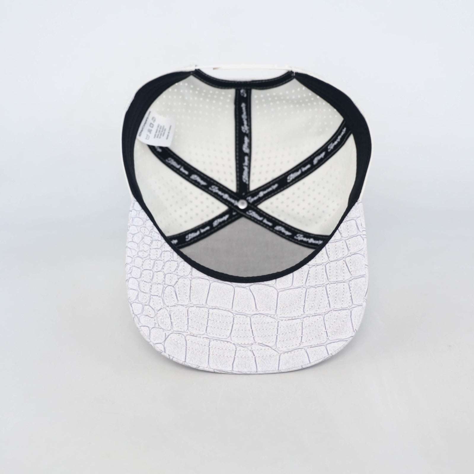 light milk front with alligator print and light milk back