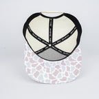White, Slate & Brown Camo Performance Hat – Light Yellow Back