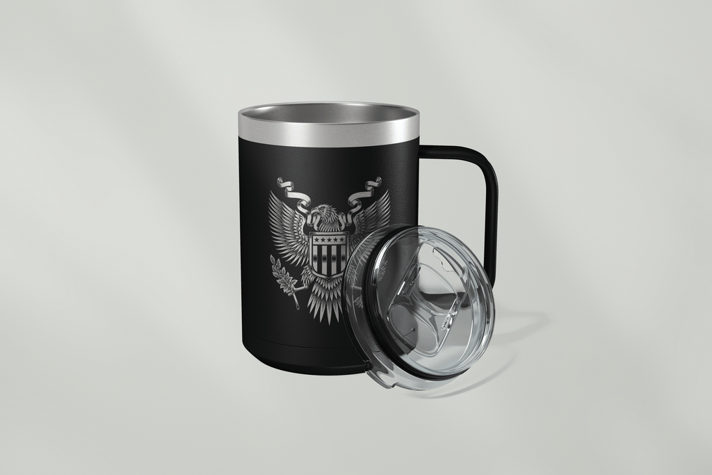 American Eagle 15oz Polar Camel Stainless Steel Coffee Mug